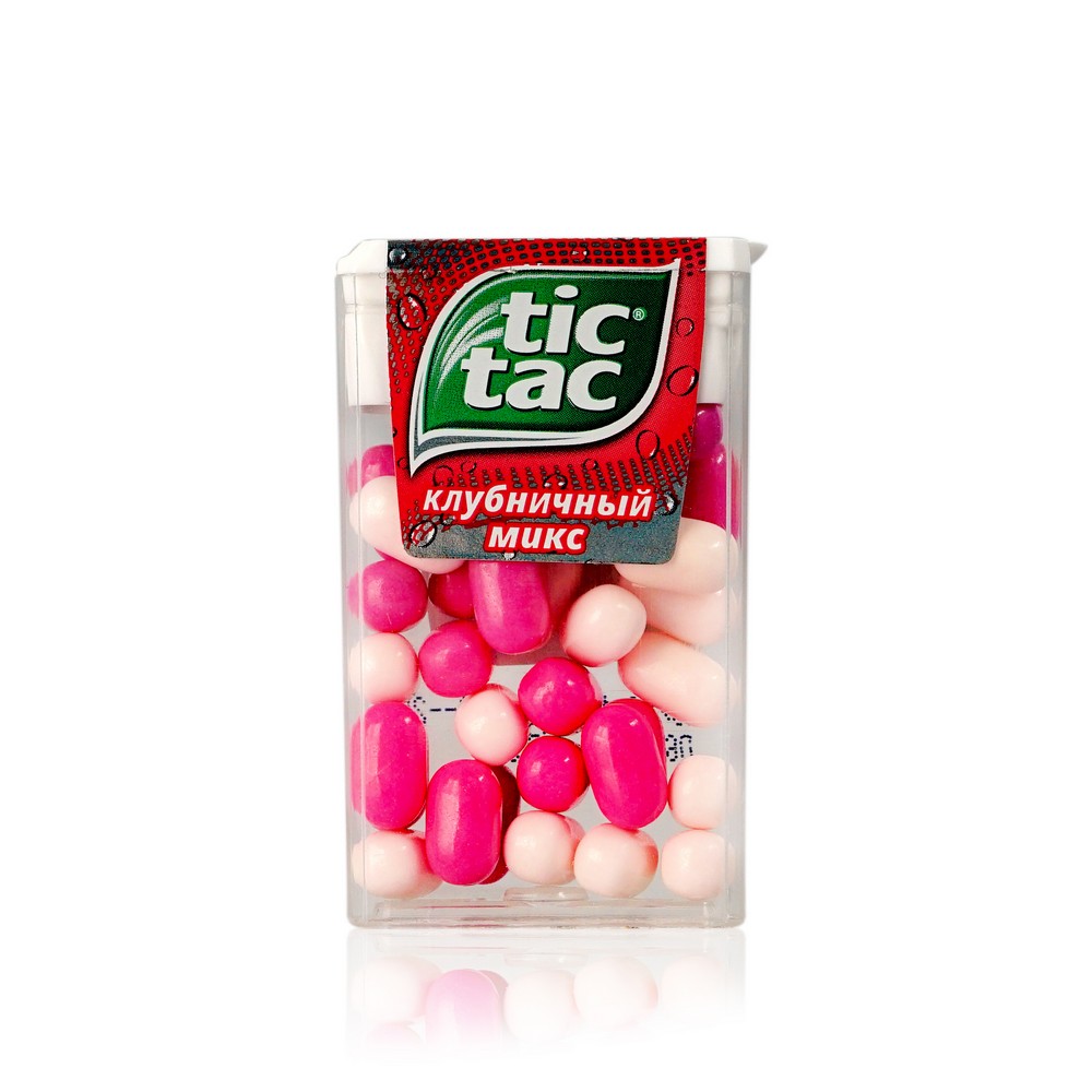 Драже Tic tac клубничный микс, 16 г